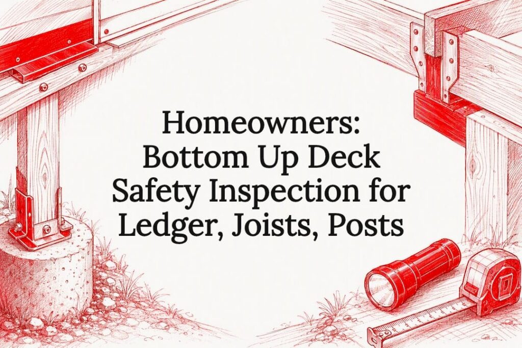 Decorative deck inspection title card