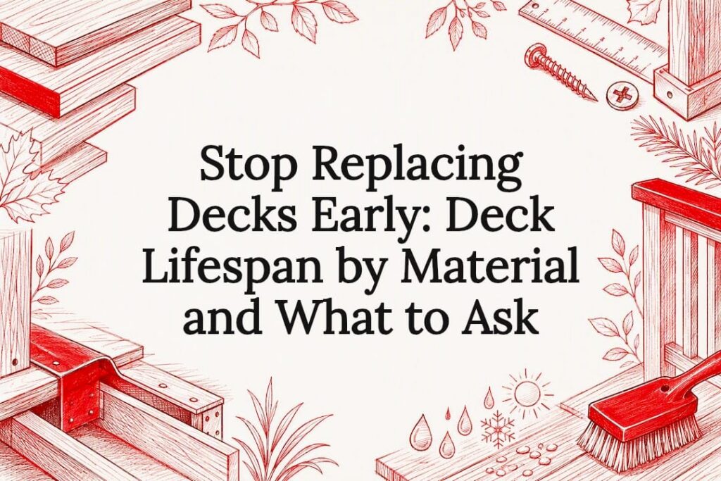 Decorative deck lifespan title card
