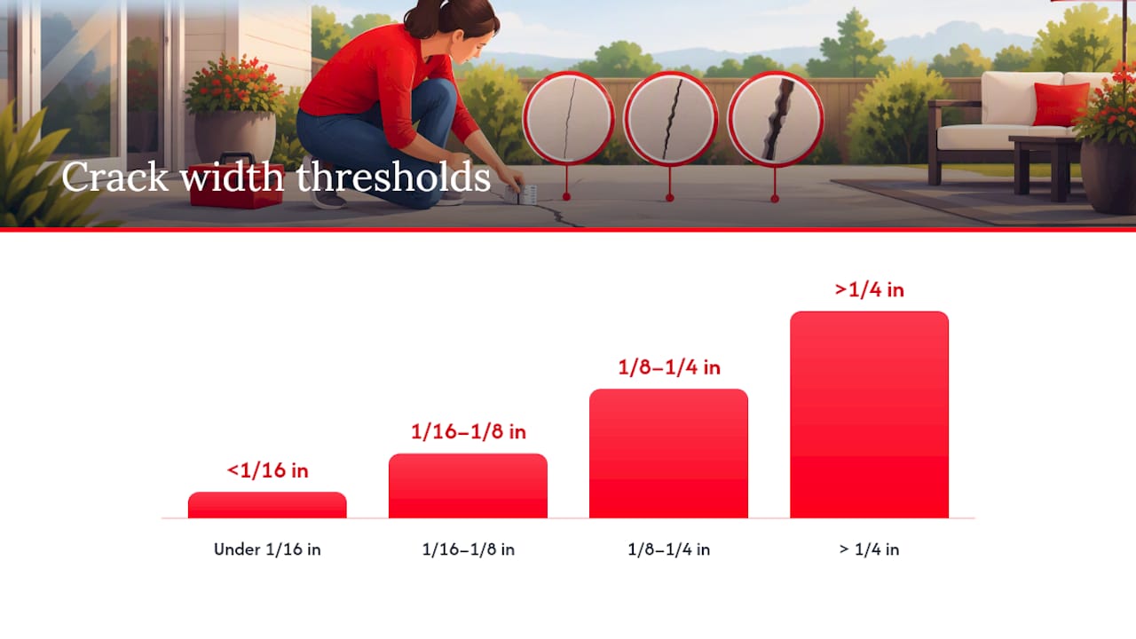 Cosmetic Crack or Structural Failure? Use These Thresholds — overview diagram