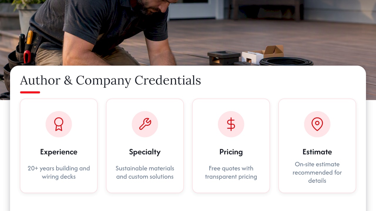 8. Author and Company Credentials — overview diagram