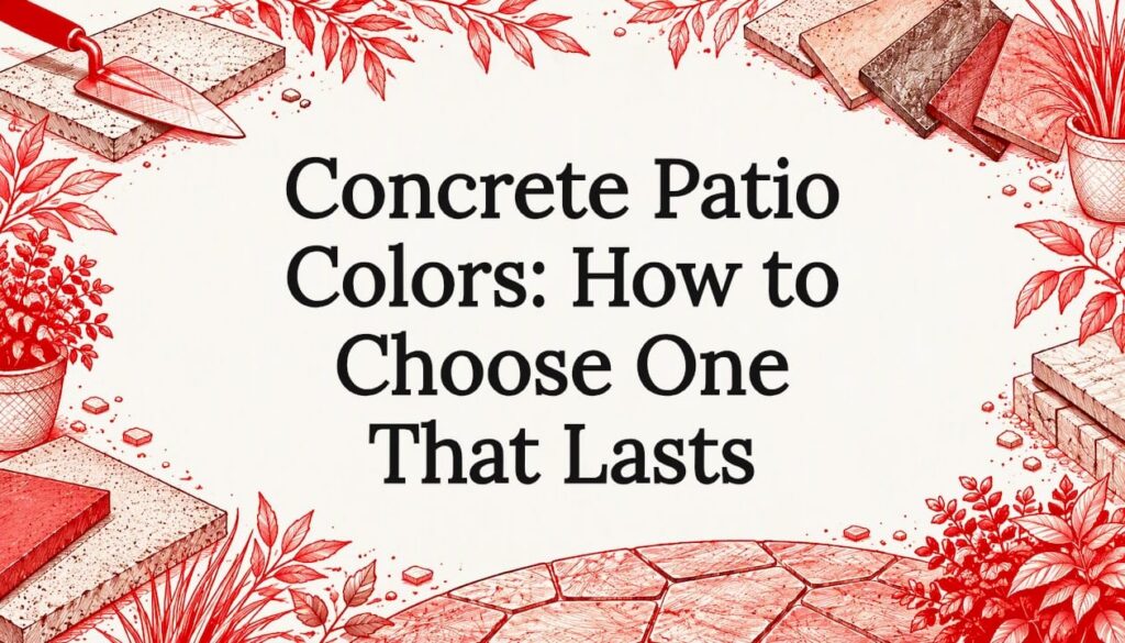 Concrete color sketches frame the title