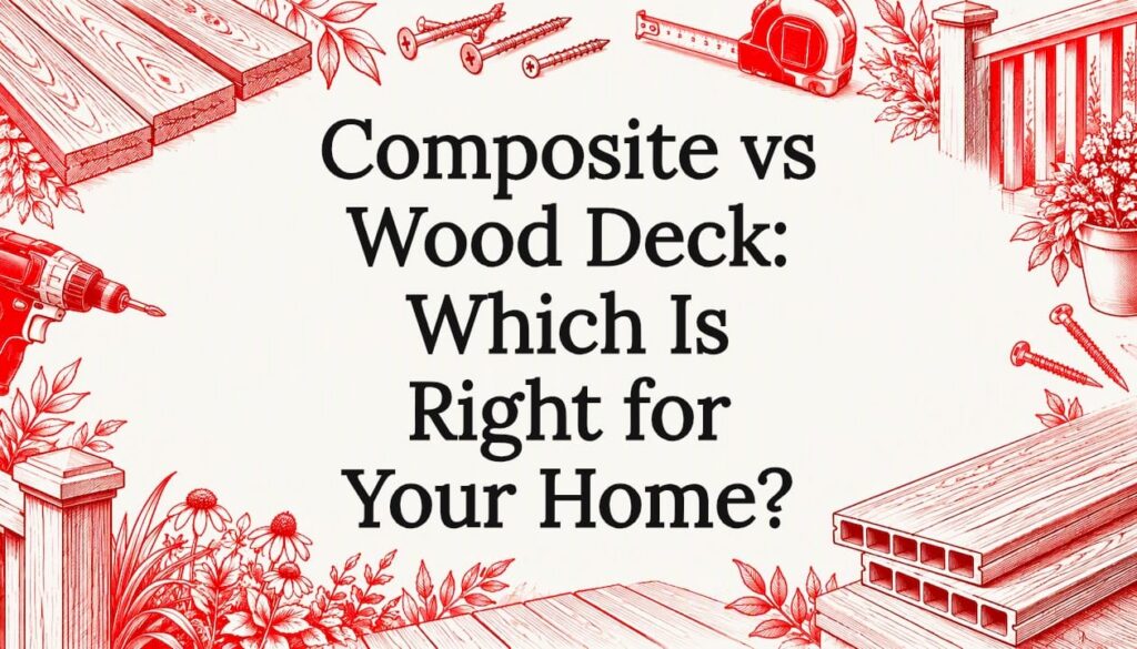 Hand-drawn deck boards frame the title
