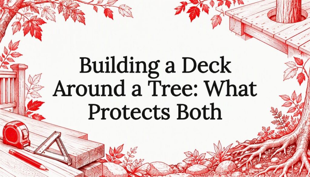 Hand-drawn tree and deck title card